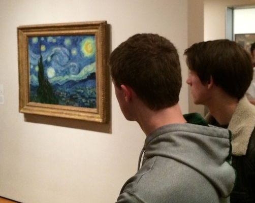 Students at the Museum of Modern Art